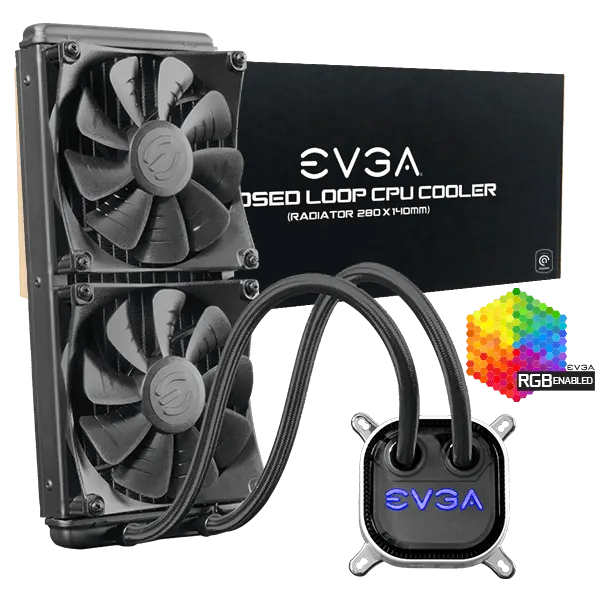 Water Cooler EVGA CLC 280 All-In-One RGB AMD Intel